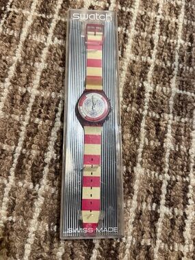 NEW “Navy Berry” Swatch Watch (Collectors Item)